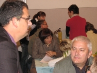 Dr. Romana Jordan Cizelj na dobrodelni prireditvi za pomoč nekdanjim delavcem Mure, Černelavci, 23. 10. 2009
