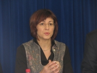 Dr. Romana Jordan Cizelj, novinarska konferenca v Hiši Evropske unije, 11. 12. 2009