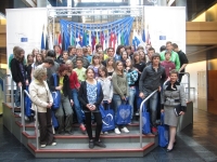  OŠ Preserje pri Radomljah na obisku v Evropskem parlamentu v Strasbourgu. Maj, 2010.