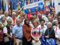 Dr. Romana Jordan Cizelj je na obisku v Strasbourgu pozdravila člane Društva Lipa iz Domžal. 23. 9. 2010.