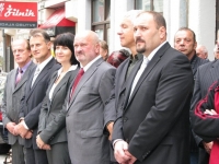 Županski kandidati in gostje na osrednji volilni prireditvi v Celju. 2. 10. 2010