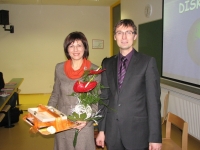 Dr. Romana Jordan Cizelj v javni razpravi na Ekonomski šoli v Murski Soboti, 8. 1. 2010