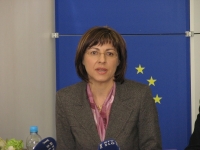 Novinarska konferenca pred zasedanjem EP, dr. Romana Jordan Cizelj. Ljubljana, Hiša EU, 5. 2. 2010 