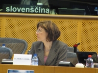 Dr. Romana Jordan Cizelj v razpravi EP o verodostojnosti znanstvenih utemeljitev podnebnih sprememb. Bruselj       03. 03. 2010