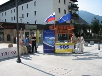 Mobilna poslanska pisarna. Bovec, 16. 9. 2011.