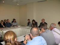 Dr. Romana Jordan Cizelj, Vladislav Krošelj. Srednjeevropski seminar o ravnanju z radioaktivnimi odpadki. Ljubljana, 22. 9. 2011.