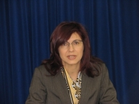 Dr. Romana Jordan Cizelj. Novinarska konferenca, Ljubljana, 21. 10. 2011.