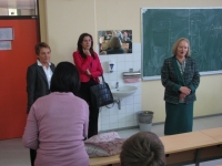 Obisk dr. Romane Jordan na Gimnaziji Lava v Celju, 8. 11. 2012.